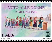 Poste Italane, celebrazione voto alle donne
