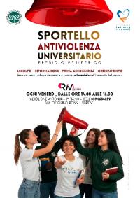 sportello antiviolenza universitario (locandina Insubria)